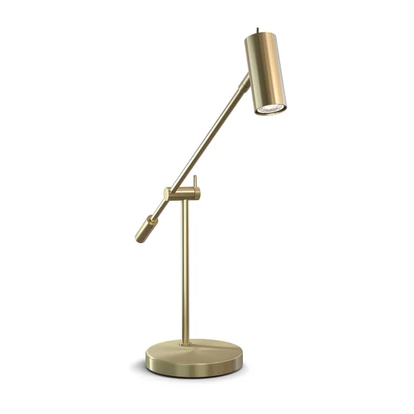 Belid Lampe de table Cato 48,5 cm Laiton poli à blanc