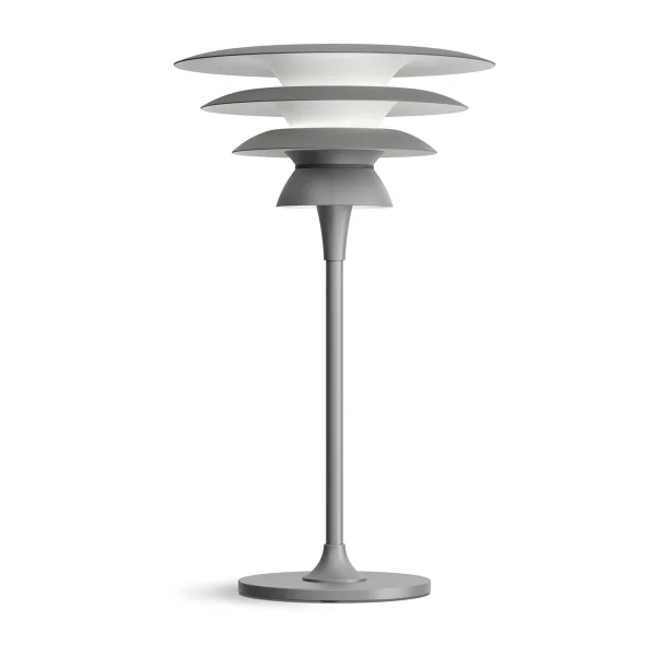 Belid Lampe de table DaVinci Ø30 cm Gris oxyde