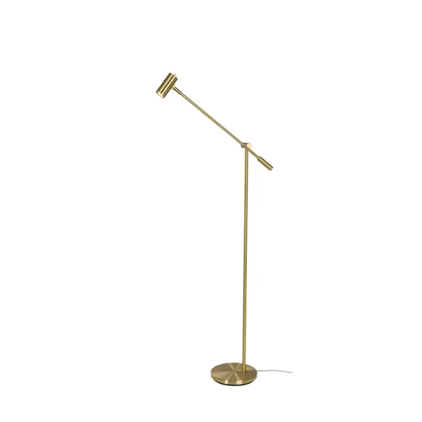 Belid - Lampe sur pied Cato à intensité variable en laiton brillant