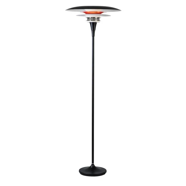 Belid Lampe sur pied Diablo Ø50 cm Noir mat-rouge brillant