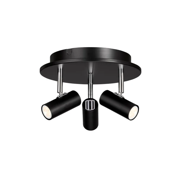 Belid Spotlight Cato rond 3 Noir mat