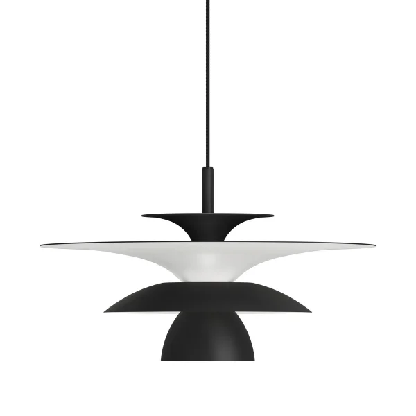 Belid Suspension Picasso Ø38 cm Noir mat