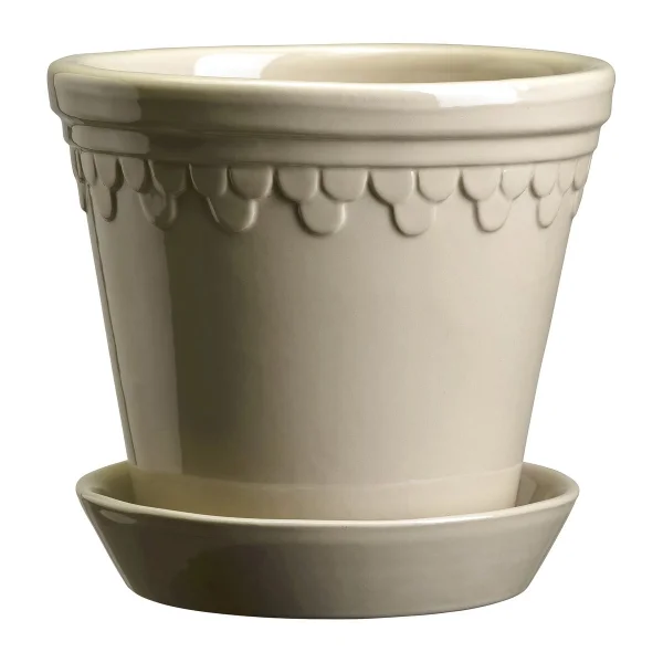 Bergs Potter Pot Copenhagen vitré Ø25 cm Sand Stone