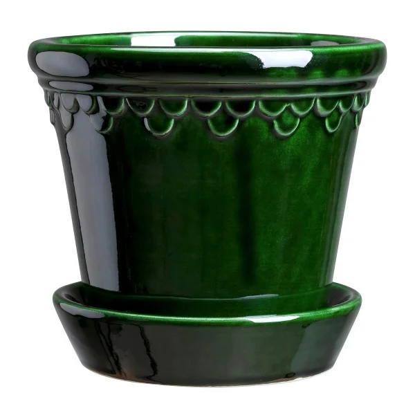 Bergs Potter Pot vitré Københavner Ø25 cm Vert
