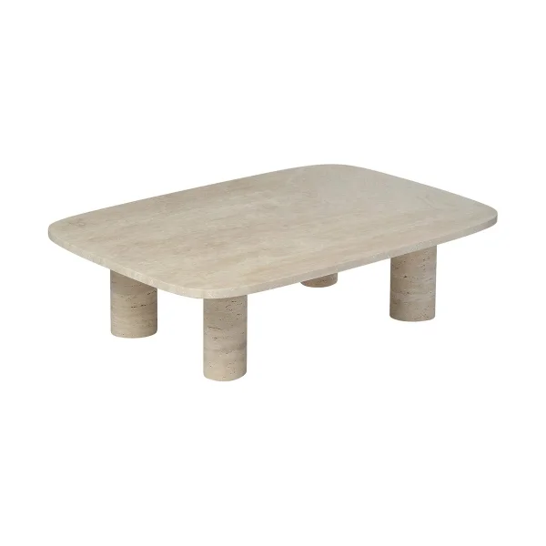 blomus Table basse Volos L 100x70 cm Travertine