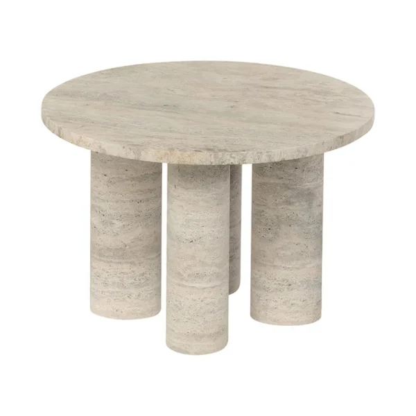 blomus Table d'appoint Volos S Ø52 cm Travertine