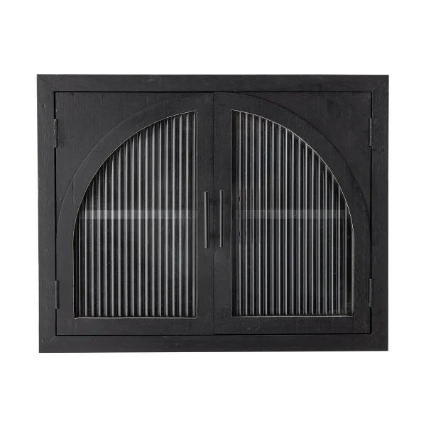 Bloomingville Armoire murale Lario 62x49x23 cm Pin noir