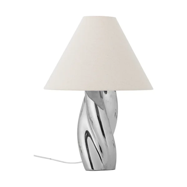 Bloomingville Lampe de table Silva Ø35 cm Argent