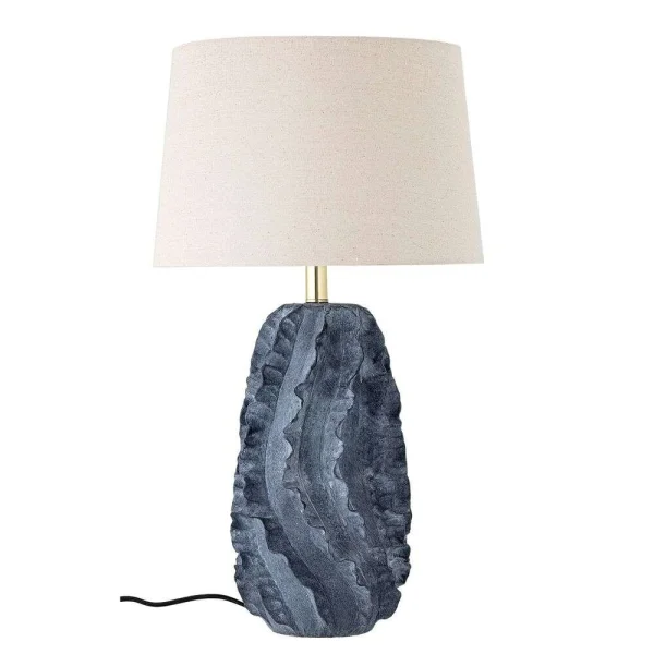 Bloomingville - Natika Lampe de Table Blue/Terracotta