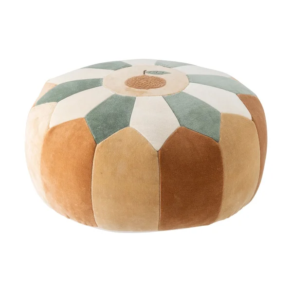 Bloomingville Pouf Agnes Ø50x30 cm Marron