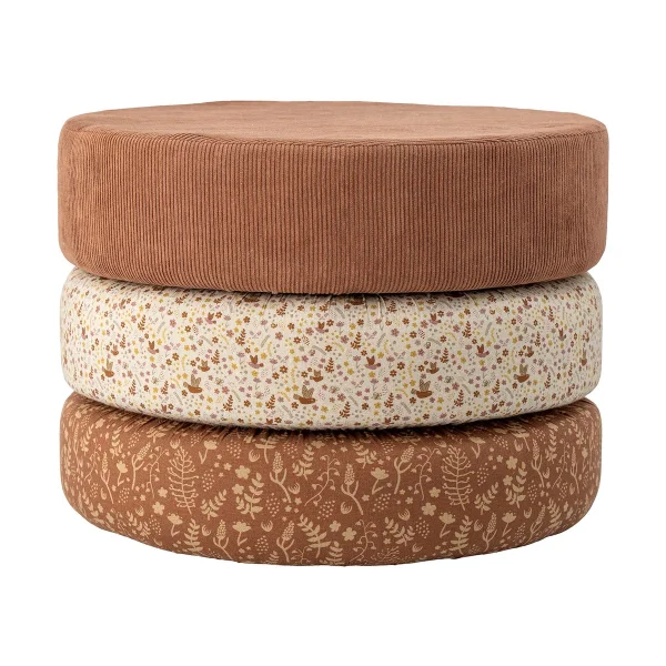 Bloomingville Pouf Jo 32xØ43 cm Marron