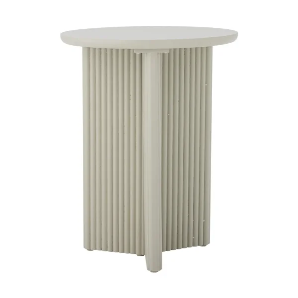 Bloomingville Table d’appoint Edith Ø40 cm Blanc
