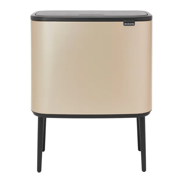 Brabantia Bo Touch Bin 11+23 litres Metallic Gold