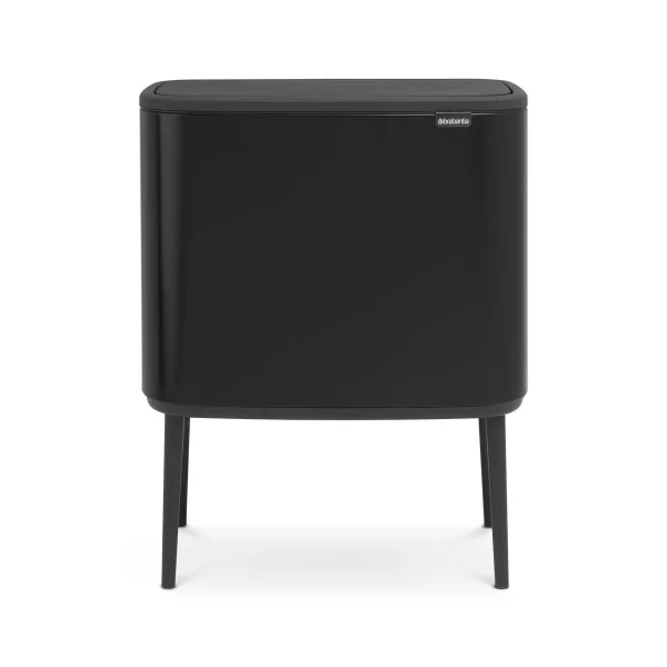 Brabantia Bo Touch Bin 11+23 litres noir mat