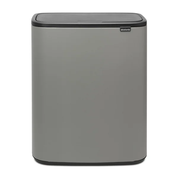 Brabantia Bo Touch Bin 2x30 L Mineral concrete grey