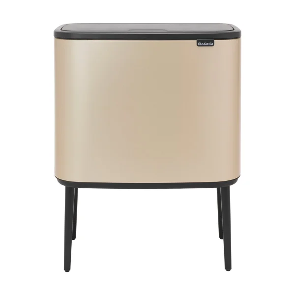 Brabantia Bo Touch Bin 3 x 11 L Metallic Gold