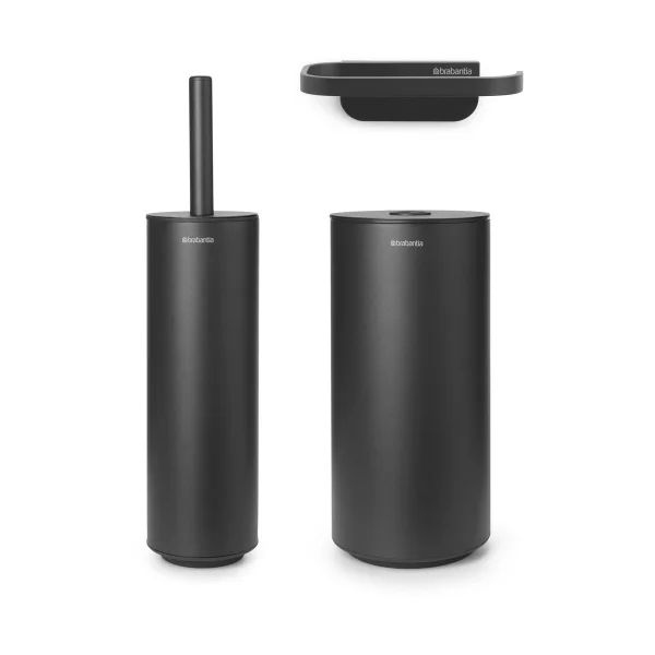 Brabantia Ensemble de toilette Mindset 3 pièces Mineral Infinite Grey