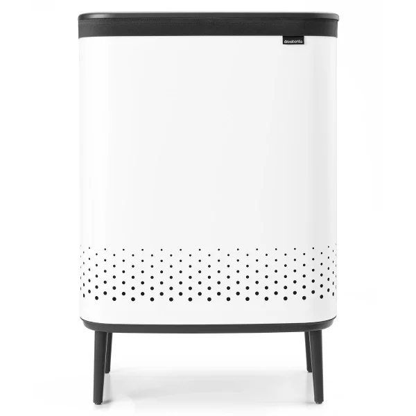 Brabantia Panier à linge Bo high 2x45 L Blanc