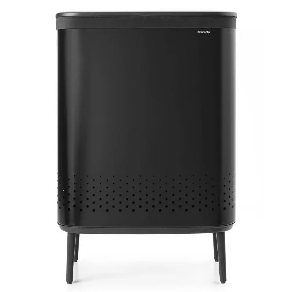 Brabantia Panier à linge Bo high 2x45 L Noir mat