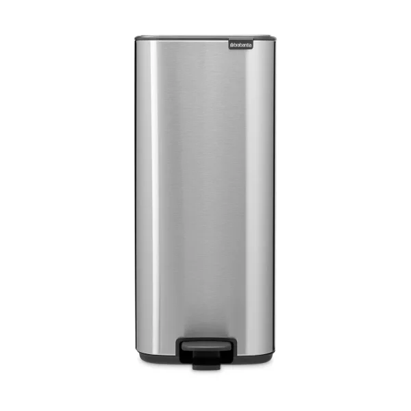 Brabantia Poubelle à pédale Bo 30 L Matt Steel Fingerprint Proof