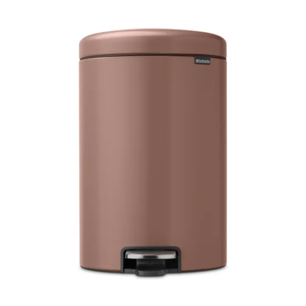 Brabantia Poubelle à pédale New Icon 20 litres Satin Taupe