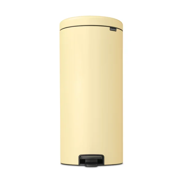 Brabantia Poubelle à pédale New Icon 30 litres Mellow Yellow