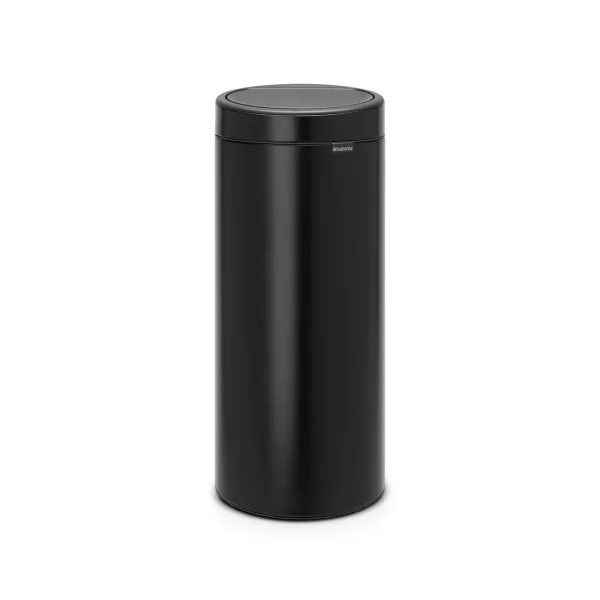 Brabantia Poubelle Touch Bin 30 L noir mat