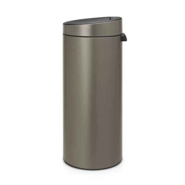 Brabantia Poubelle Touch Bin 30 L platinum (gris)