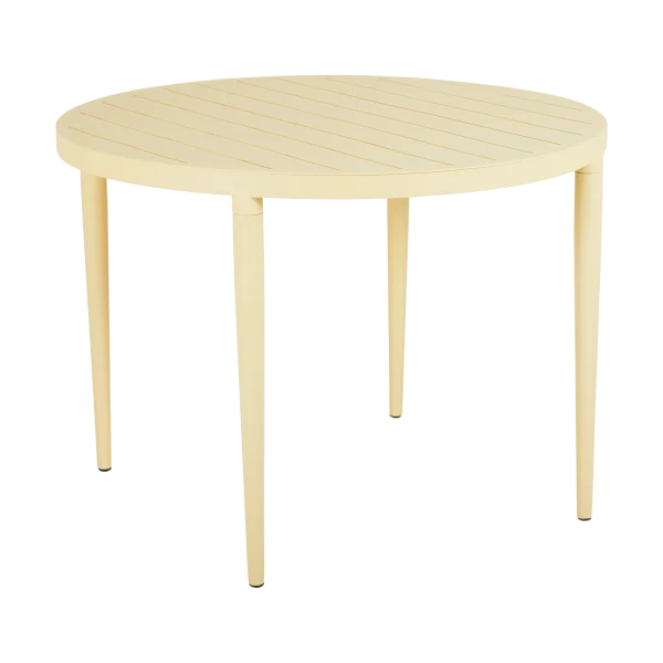 Brafab Table à manger Bigby ronde Lemon Ø100 cm