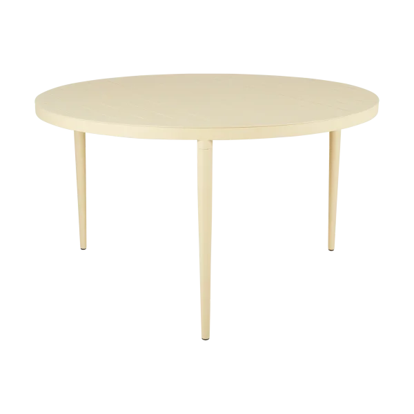 Brafab Table à manger Bigby ronde Lemon Ø130 cm