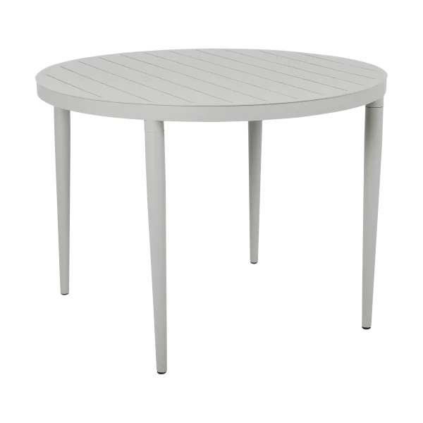 Brafab Table à manger Bigby ronde Light grey Ø100 cm