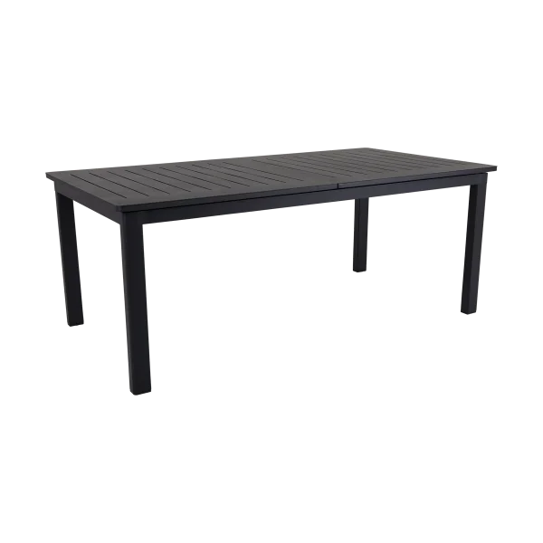 Brafab Table à manger extensible Lomma Noir 194-312 cm