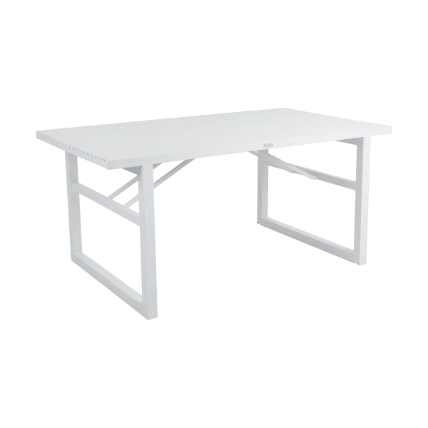 Brafab Table à manger Vevi Blanc 160 cm