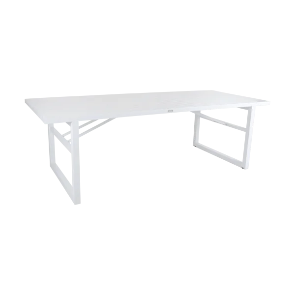 Brafab Table à manger Vevi Blanc 230 cm