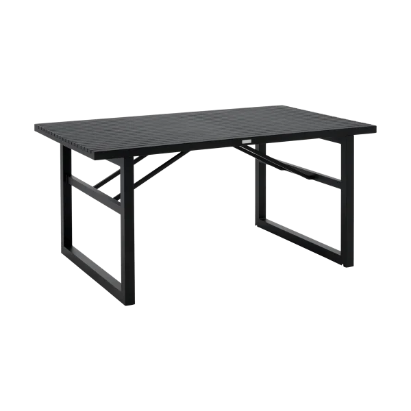 Brafab Table à manger Vevi Noir 160 cm