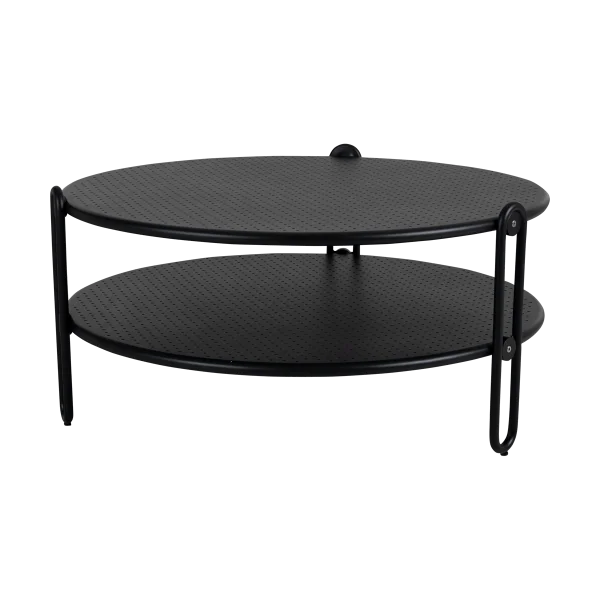 Brafab Table basse Blixt Noir Ø85 cm