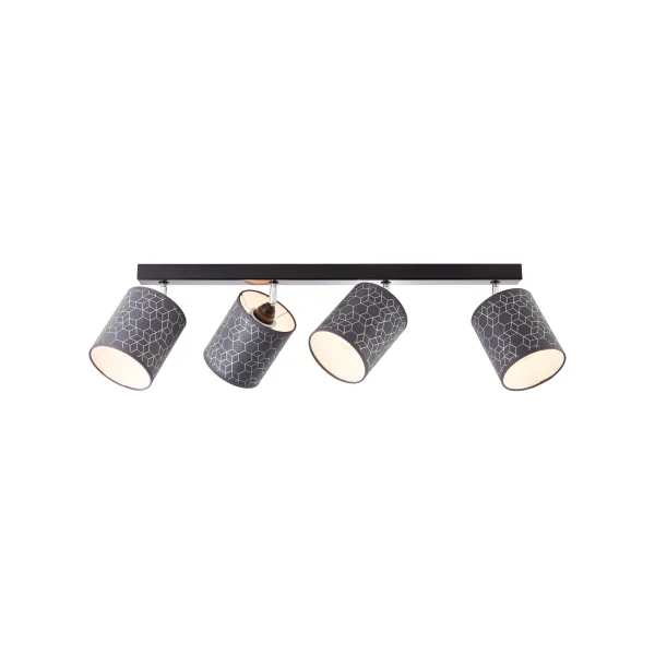 Brilliant Galance - spot en saillie 4L - 101 x 35 x 24,5 cm - noir