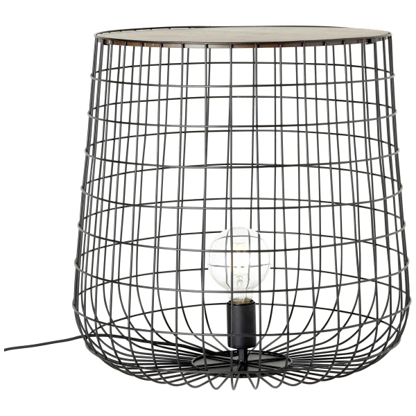 Brilliant Priam - lampadaire / table - Ø 50 x 48 cm - bois