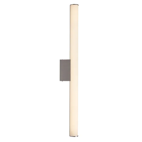 Brilliant Tube - plafonnier/mural - 60 x 11 cm - 17W LED inclus - blanc & chrome