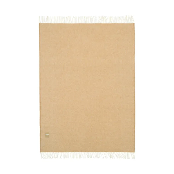 Brita Sweden Couverture en laine Mono 170x130 cm Sand