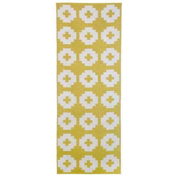 Brita Sweden Tapis Flower sun (jaune) 70x150 cm