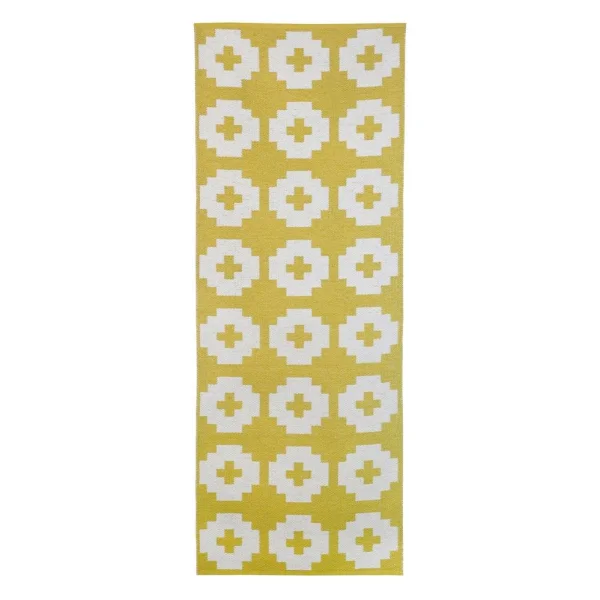 Brita Sweden Tapis Flower sun (jaune) 70x200 cm