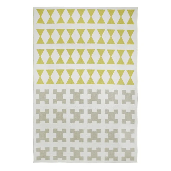 Brita Sweden Tapis Paris jaune-gris