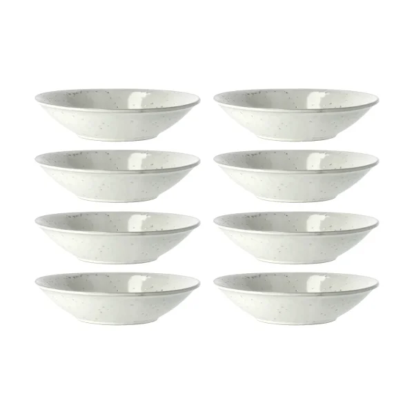 Broste Copenhagen Assiette à pâtes Nordic Sand Ø22,5 cm lot de 8 Assiette à pâtes Nordic Sand Ø22,5 cm lot de 8