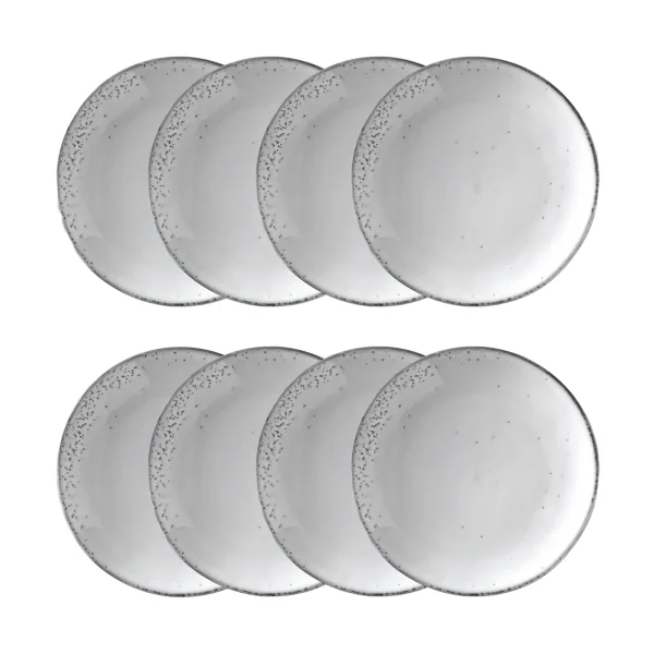 Broste Copenhagen Assiette Nordic Sand Ø20 cm lot de 8