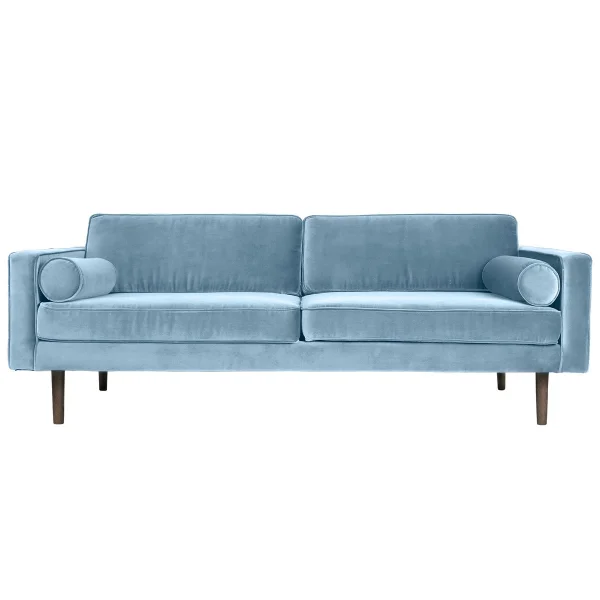 Broste Copenhagen Canapé Wind 3 places Pastel blue (bleu)