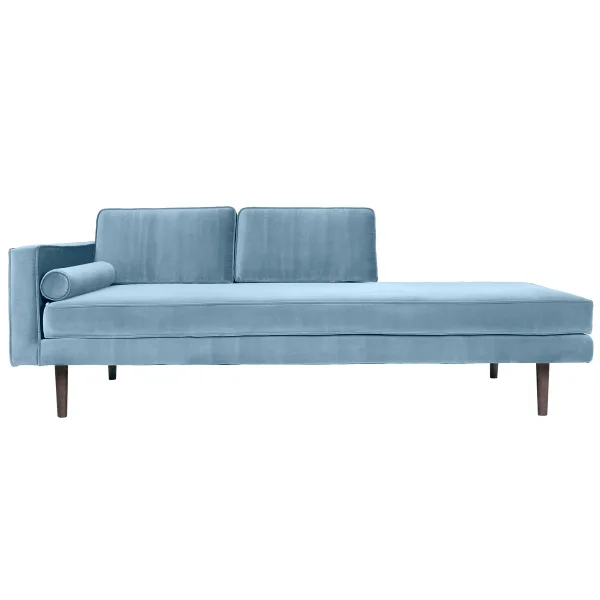 Broste Copenhagen Chaise longue Wind Pastel blue (bleu)