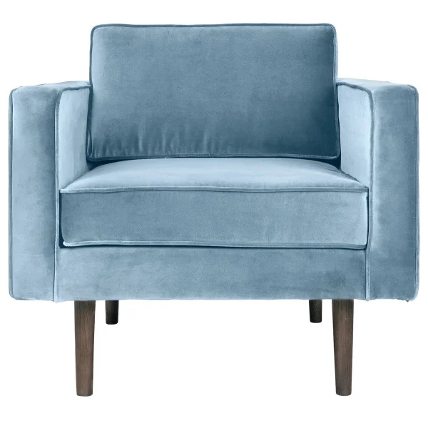 Broste Copenhagen Fauteuil Wind Pastel blue (bleu)