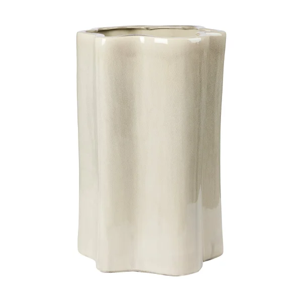 Broste Copenhagen Pot de fleurs Sonja H : 55 cm Rainy Day Grey