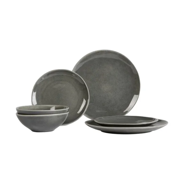 Broste Copenhagen Service de dîner Nordic Rain pour deux 6 pièces